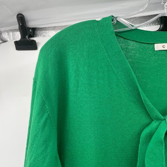 Cabi Womens Lightweight Tunic Sweater 3/4 Sleeve Green Size Small Bow - Picture 5 of 9